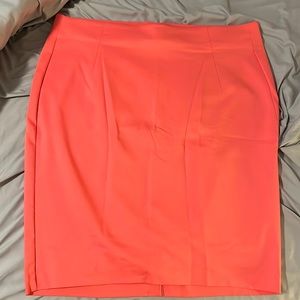 Lane Bryant salmon pencil skirt